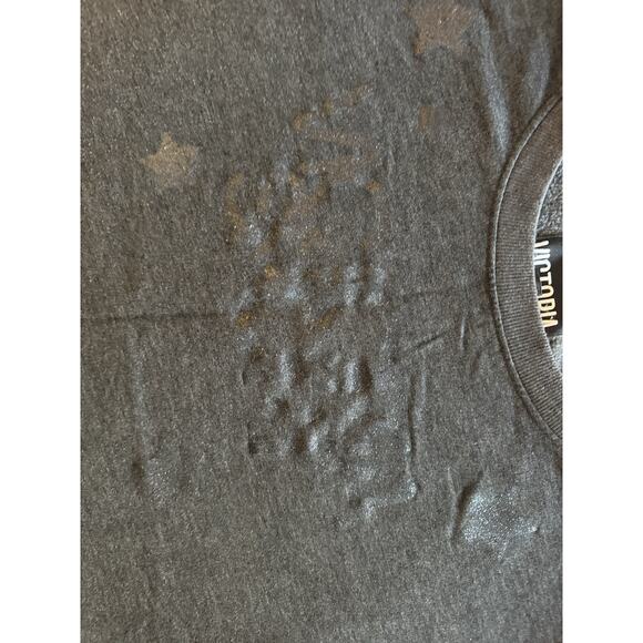 Victoria's Secret Sport Gray Pullover Stars Glitter Women's XL comfy sweatshirt - Picture 3 of 8